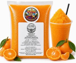 Granizados mandarina 1.1 Kg para máquina granizadora