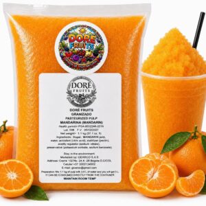 Grabizados mandarina 1.1 Kg para maquina granizadora
