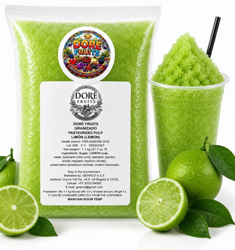 Grabizados limón 1.1 Kg para maquina granizadora
