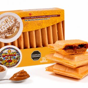 Galletas rellenas con bocadillo y manjar blanco x 12 Unidades