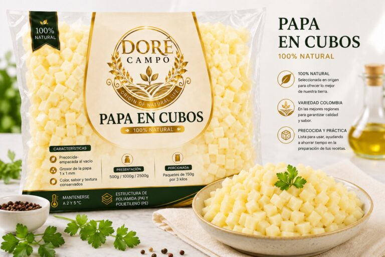 Papa en cubos