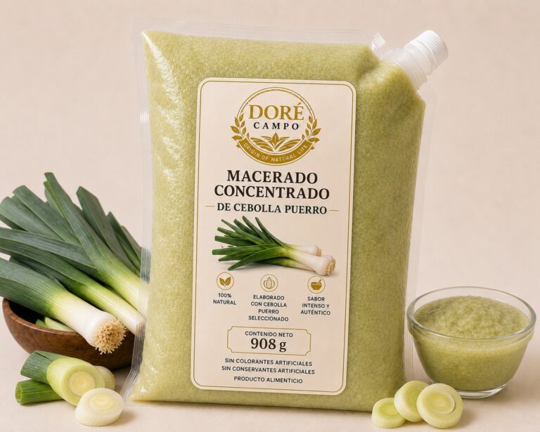Macerado concentrado de cebolla de puerro