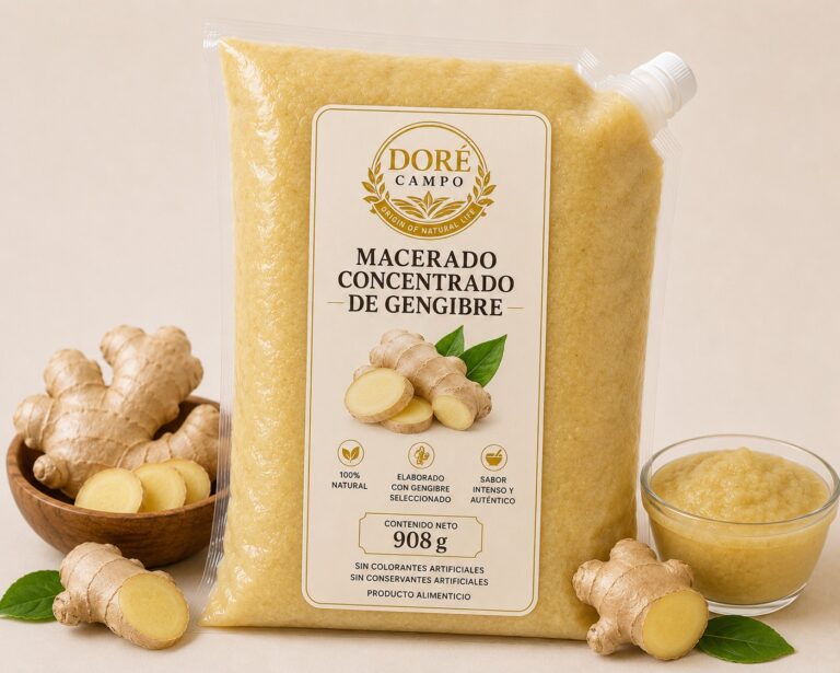 Macerado concentrado de gengibre