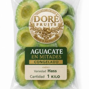 Aguacate en mitades congelado