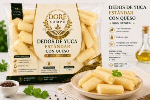 Dedos de yuca estándar con queso