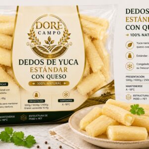 Dedos de yuca estándar con queso