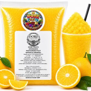Granizados naranja 1.1 Kg para máquina granizadora