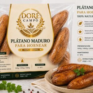 Plátano maduro para hornear