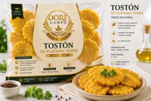 Tostón de plátano verde