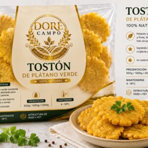 Tostón de plátano verde
