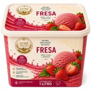 Caja 1 Litro Fresa
