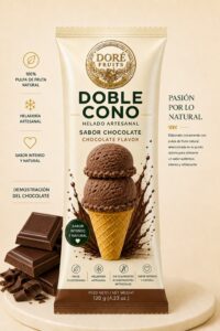 Doble Cono Chocolate
