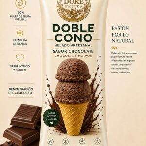 Doble Cono Chocolate