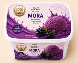 Caja 1/2 litro Mora
