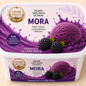 Caja 1/2 litro Mora